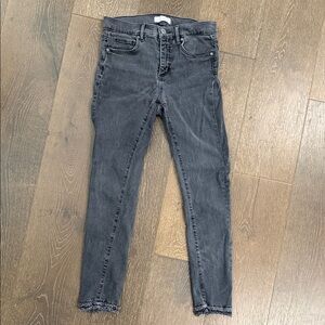 LOFT Charcoal Skinny Jeans